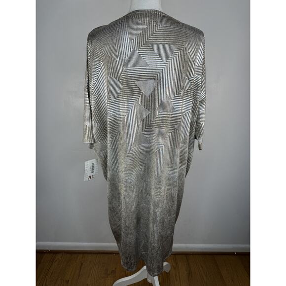 Lularoe Irma Womens Geometric Print High Low Tunic Blouse Top Size XL NWT - Picture 5 of 9